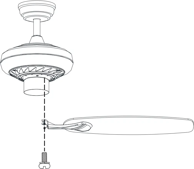HM-SJ5203AC - Fastening the blade arms 2