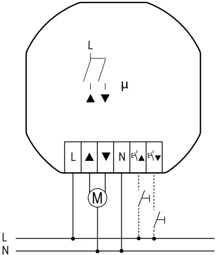 Eltako FJ62NP-230V Wireless Shading Element and Roller Shutter Actuator-FIG2