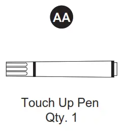 allen roth 60-in Vanity With Top - HARDWARE CONTENTS