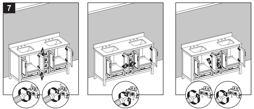 allen roth 60-in Vanity With Top - INSTALLATION INSTRUCTIONS 7