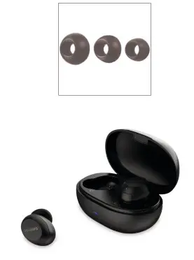 Philips TAT1235BK In-Ear True Wireless Headphones - Fig
