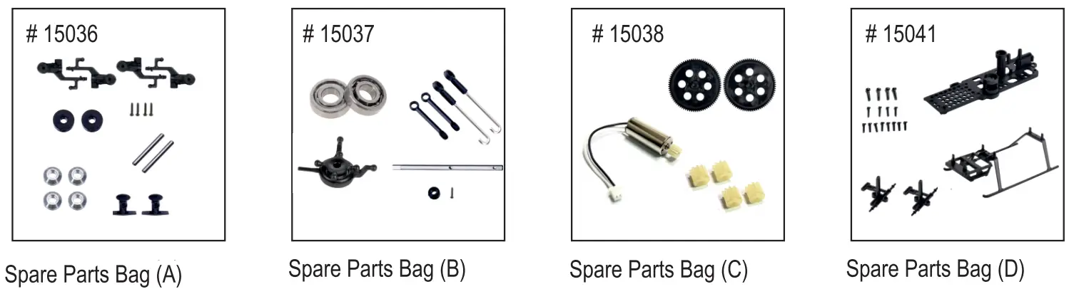 PICHLER Hughes 300 Flitezone 6 Axis Gyro 4 Channel Helicopter - fig 20