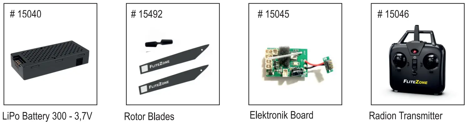 PICHLER Hughes 300 Flitezone 6 Axis Gyro 4 Channel Helicopter - fig 21