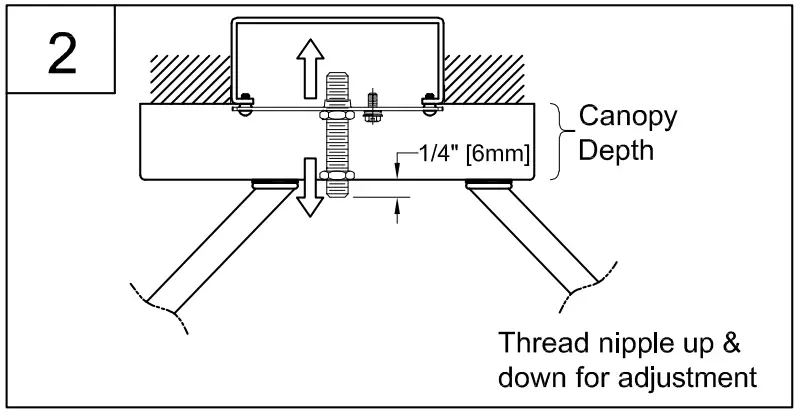 PROGRESS LIGHTING P350240 5-Light Semi Flush - Figure 3