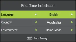 KALED24DH5200QA - FIRST TIME SETUP 1
