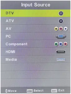 KALED24DH5200QA - INPUT SOURCE