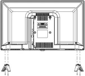 KALED24DH5200QA - Stand assembly
