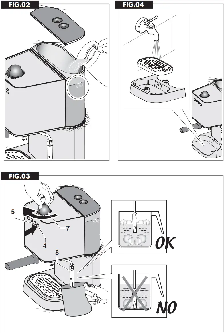 GAGGIA Baby Semi Automatic Espresso Machine - Figure 3