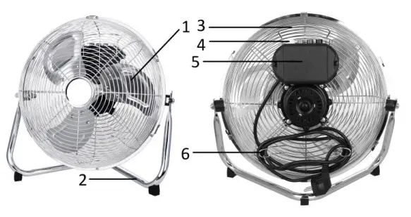 emerio-FN-123107-1-Retro-Chrome-Floor-Fan-FIG 1