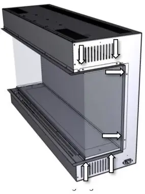 Trimline Fires Next Generation Electric Fires - Replace the glass referring