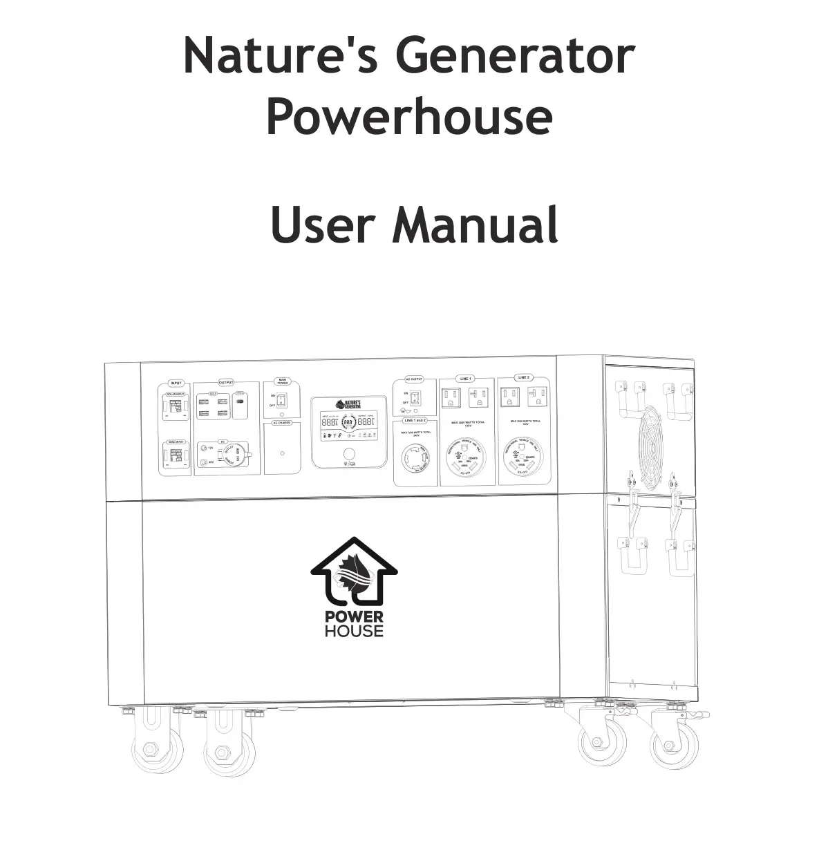 Nature s Generator NGPHPTAW Powerhouse Platinum Plus WE System Instruction Manual