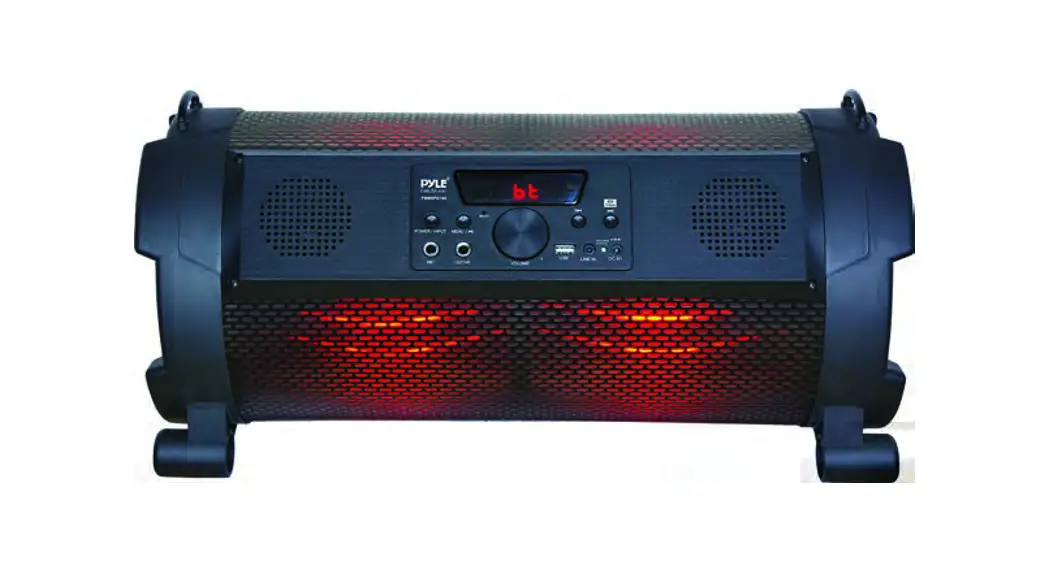 Pyle Pbmspg180 Wireless Bt Boom Box Speaker System User Manual