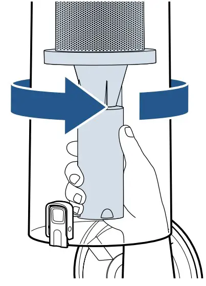 Emptying the Dirt Tank