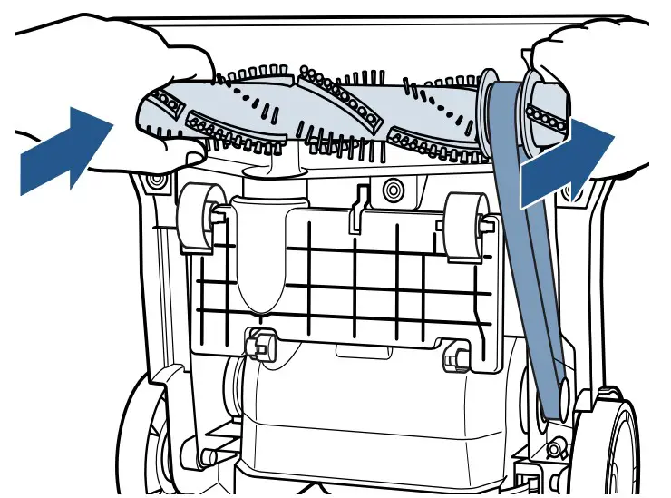 Replacing the Brush Roll and Belt