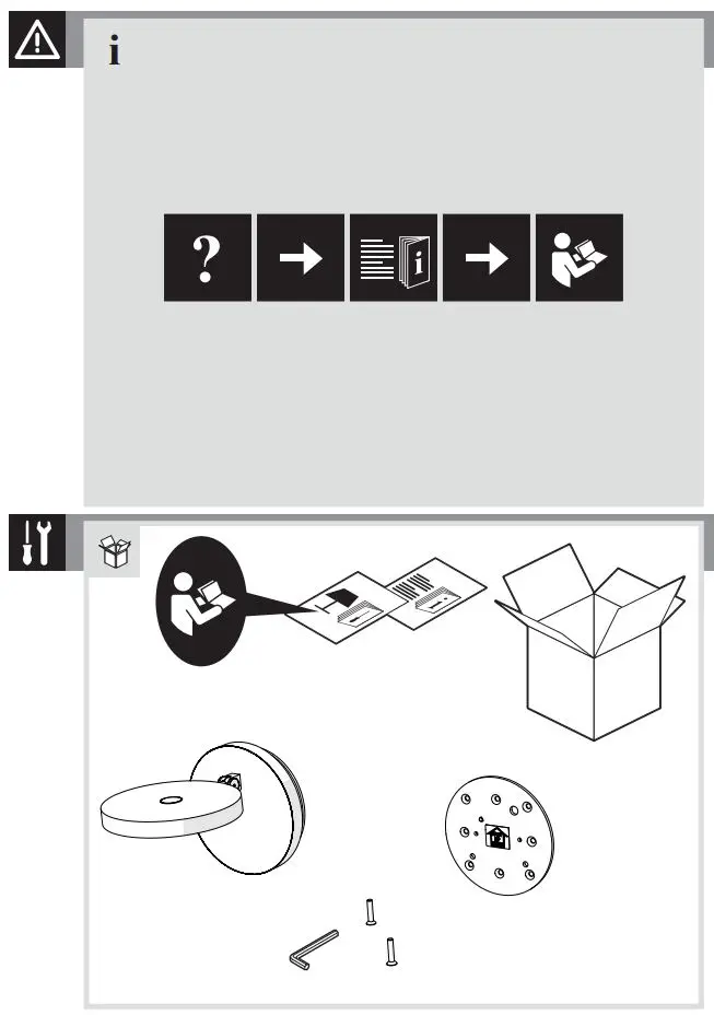 Artemide Demetra Spot LED Wall Light Installation Guide - What's in the box