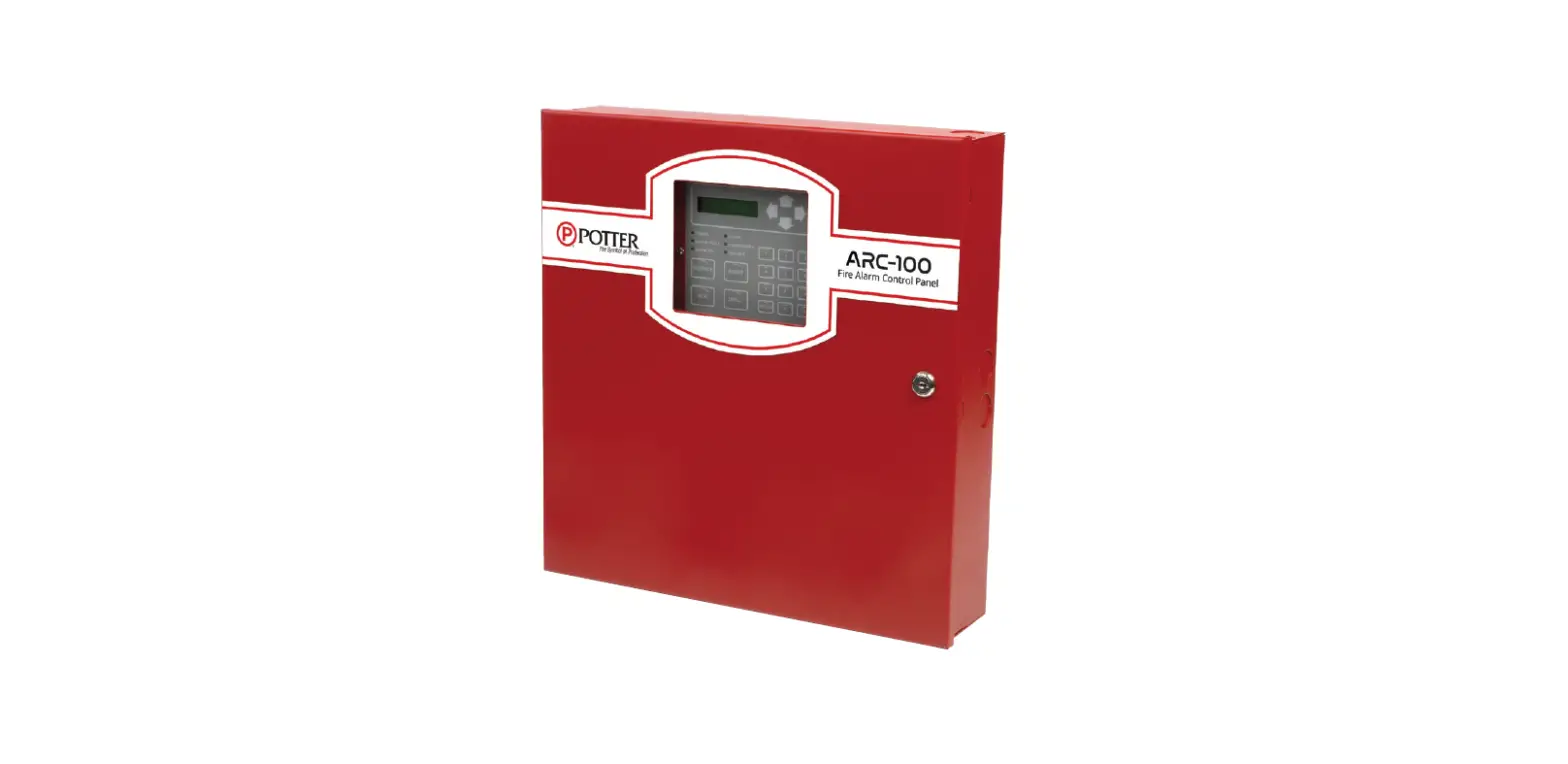 Potter Arc-100 Fire Alarm Releasing Control Panel Instructions