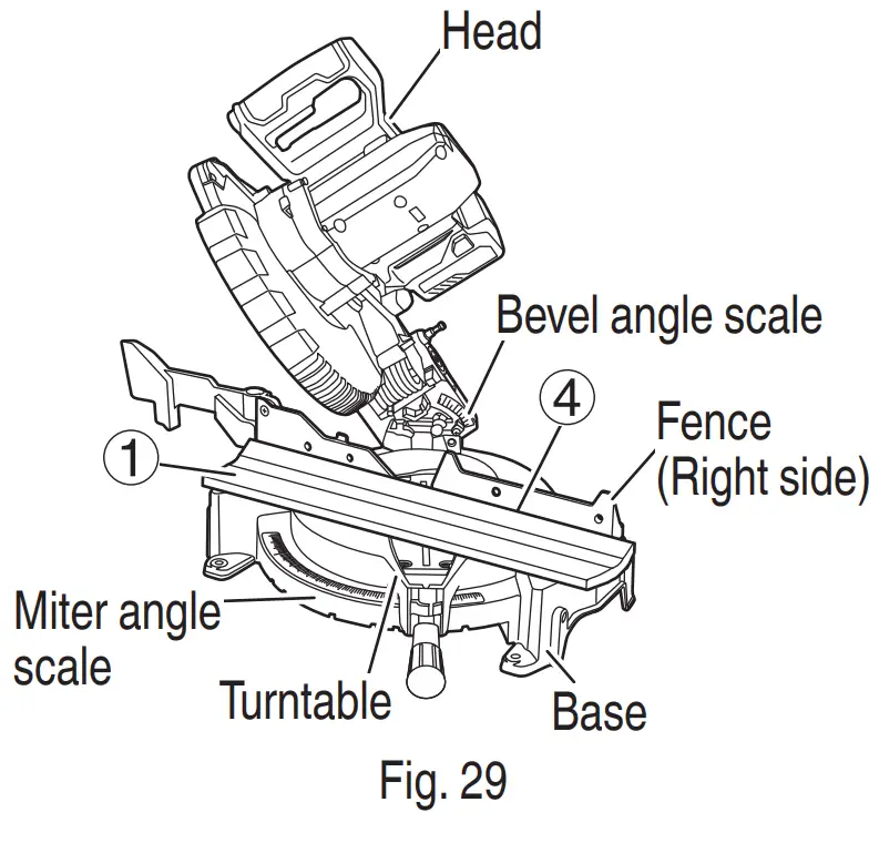 metabo C 1810DFA Cordless Compound Miter Saw - fig 31