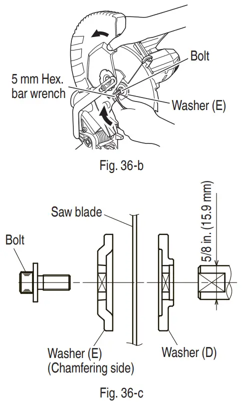 metabo C 1810DFA Cordless Compound Miter Saw - fig 39