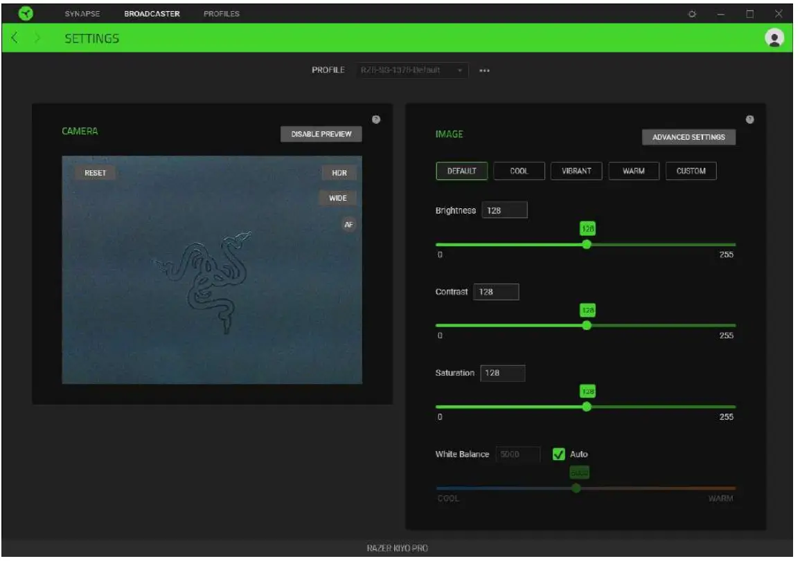 RAZER KIYO PRO FHD USB Webcam - device 3