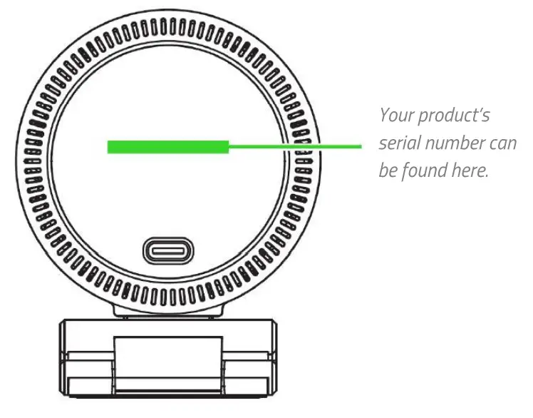 RAZER KIYO PRO FHD USB Webcam - lens cover 1