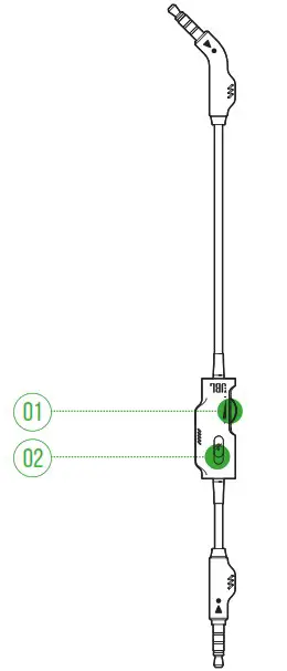 JBL Quantum 910X Wireless Headphones for XBox - Controls on 2