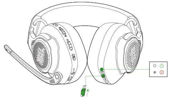 JBL Quantum 910X Wireless Headphones for XBox - Getting started 3