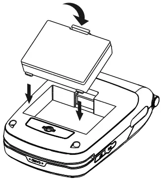 BIXOLON SPP R210 Mobile Receipt Printer - Battery Installation