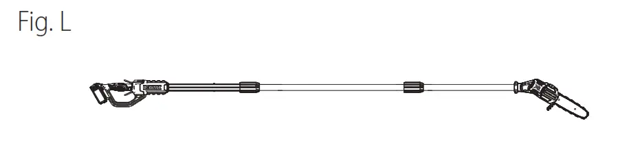 DEWALT 20V Max Pole Saw DCPS620 - fig24