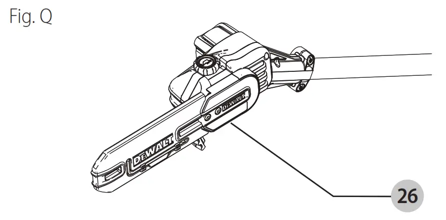 DEWALT 20V Max Pole Saw DCPS620 - fig30