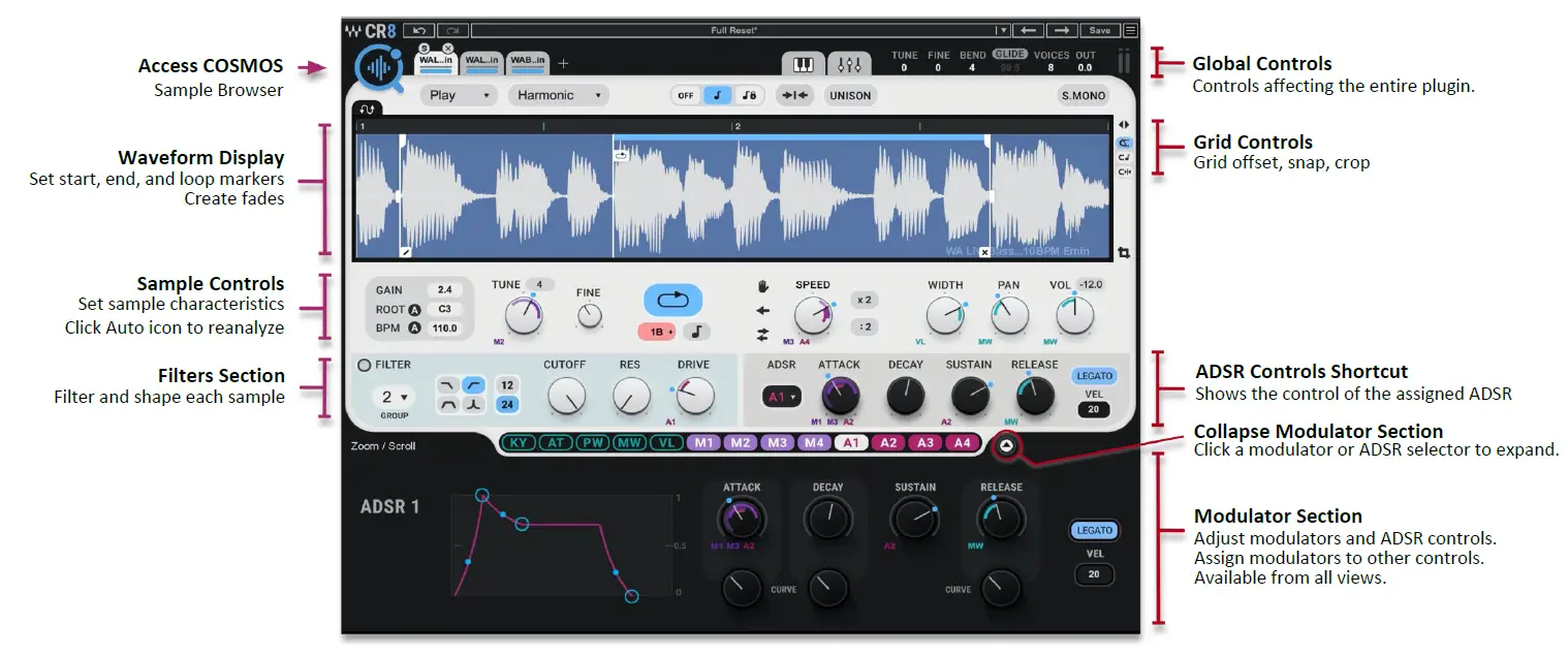 WAVES CR8 Creative Sampler-fig-8