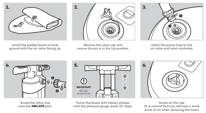 Homech HM-HF008 Inflatable Stand Up Paddle Board -5