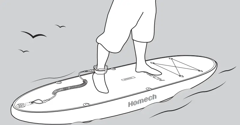 Homech HM-HF008 Inflatable Stand Up Paddle Board -8