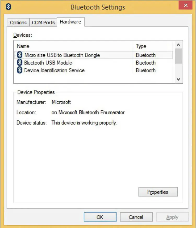 INSIGNIA NS-PCY5BMA -NS-PCY5BMA-C - Hardware tab