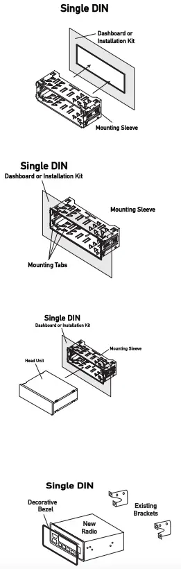 Mounting the Head Unit