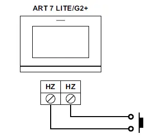 Connection of an external camera 2