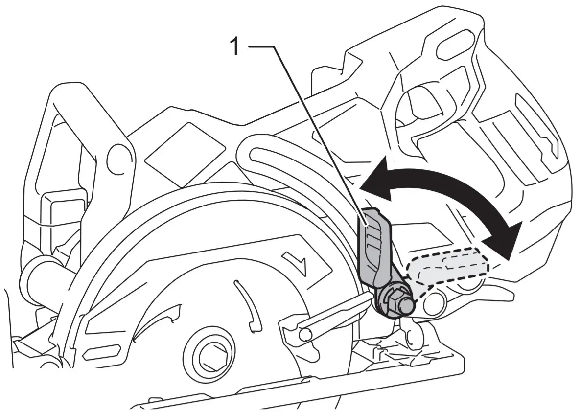 makita RS001G Cordless Rear Handle Saw -figure 12