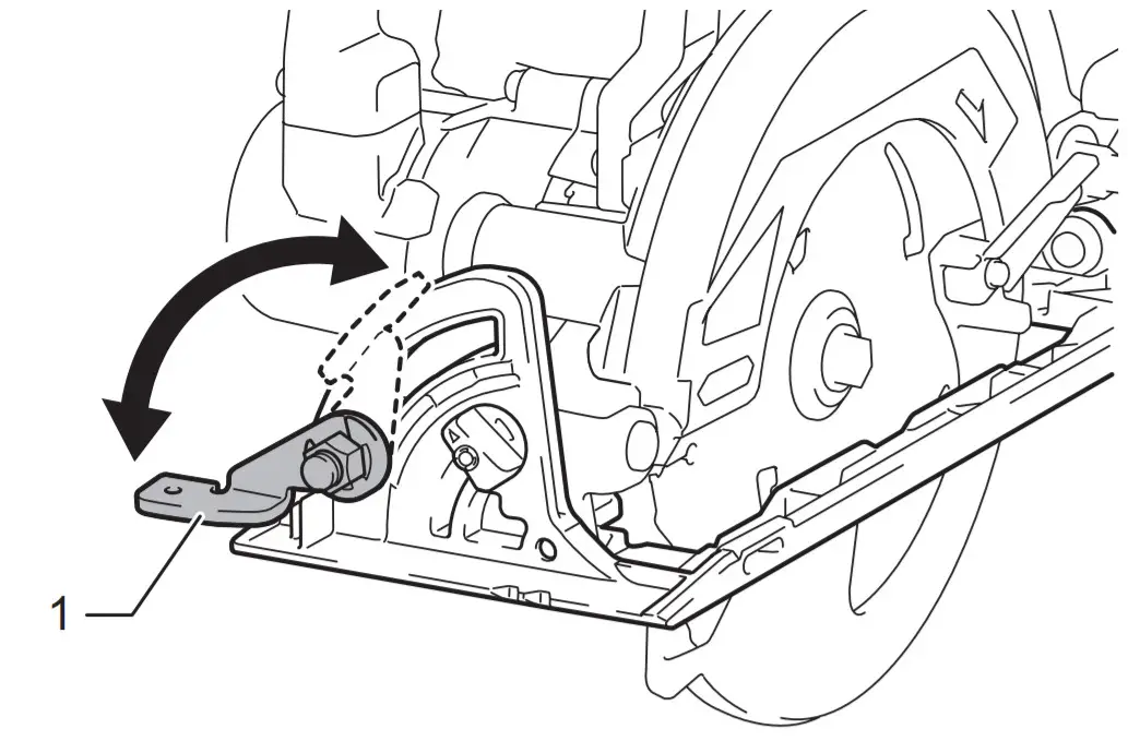 makita RS001G Cordless Rear Handle Saw -figure 13