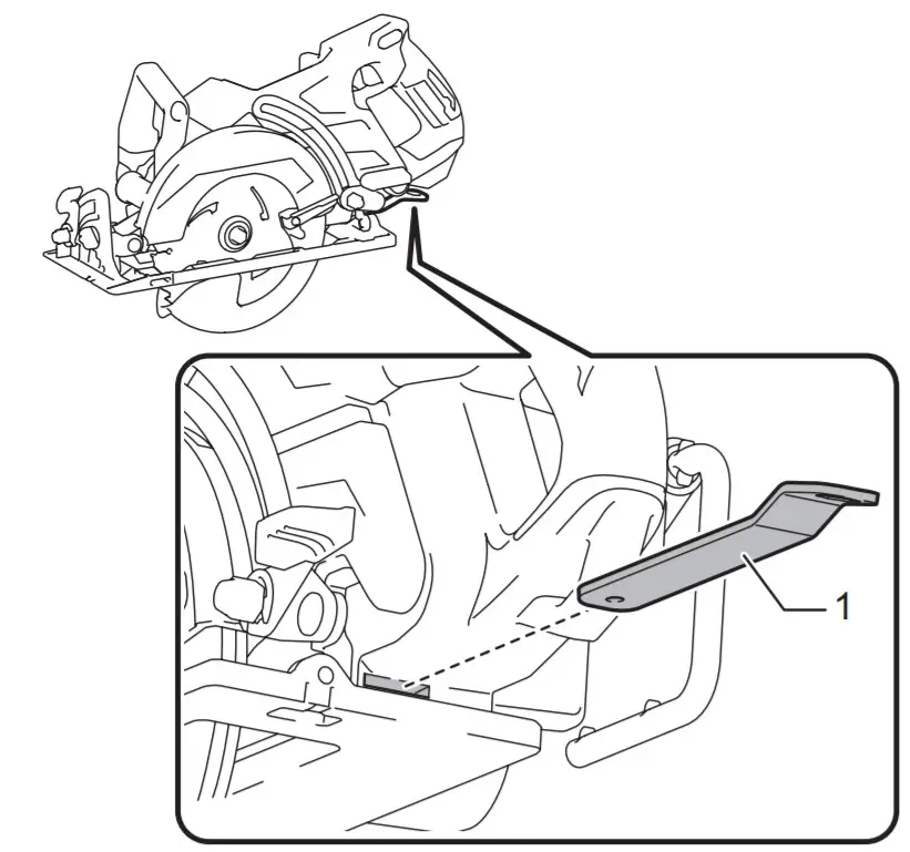 makita RS001G Cordless Rear Handle Saw -figure 17