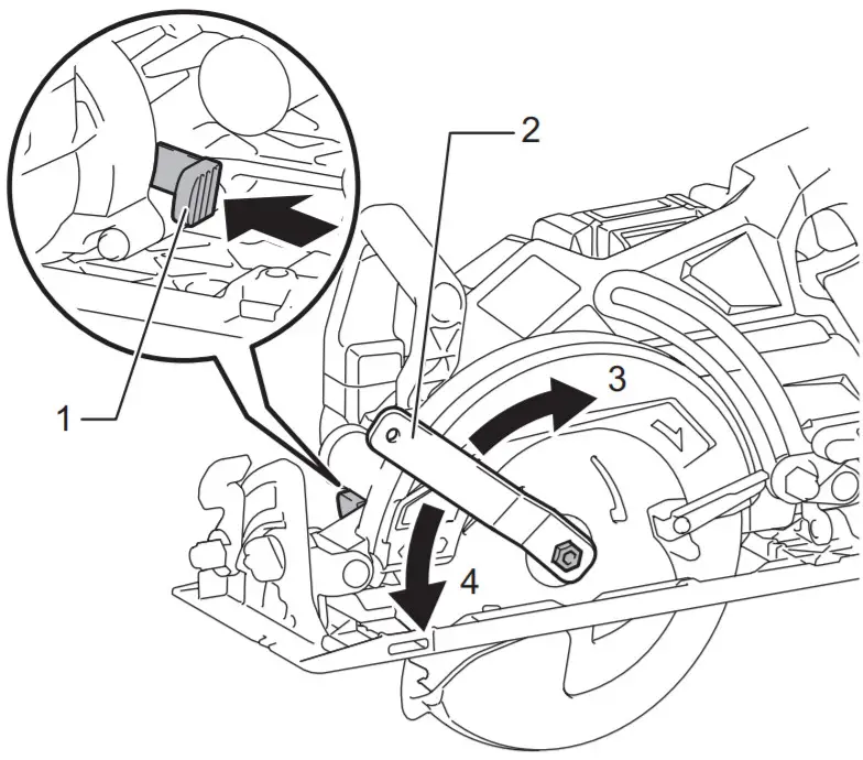makita RS001G Cordless Rear Handle Saw -figure 18