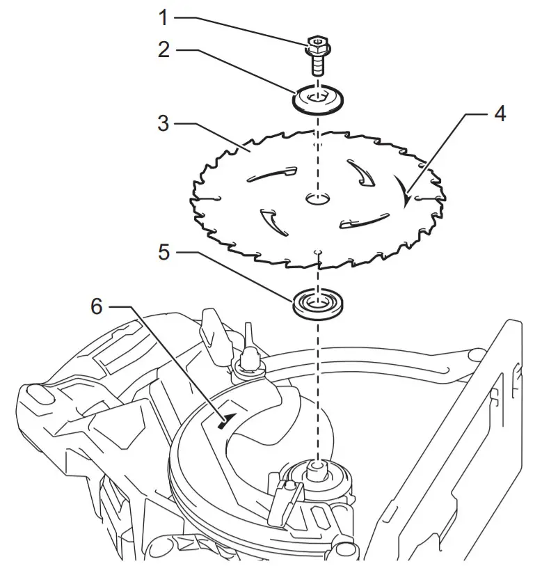 makita RS001G Cordless Rear Handle Saw -figure 19