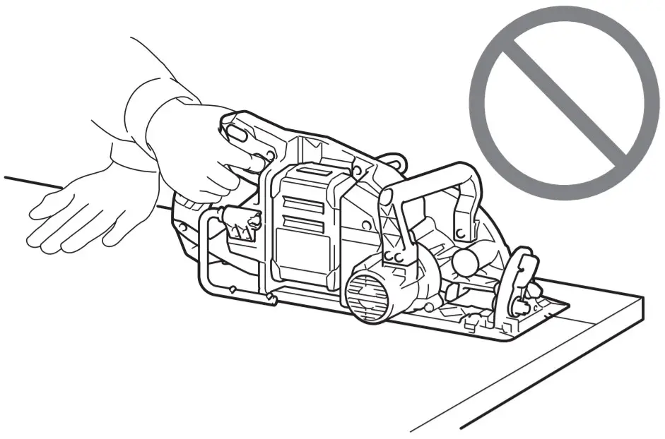 makita RS001G Cordless Rear Handle Saw -figure 6
