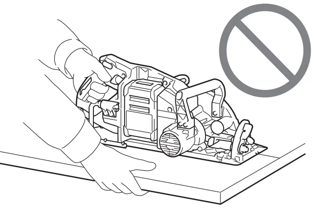 makita RS001G Cordless Rear Handle Saw -figure 7