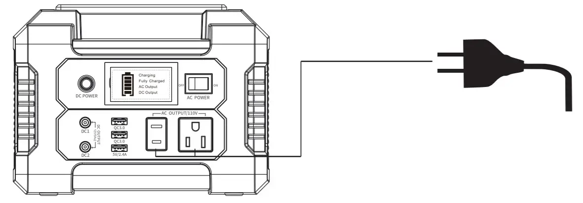 FlashFish E200 Portable Solar Generator -FIGURE 4