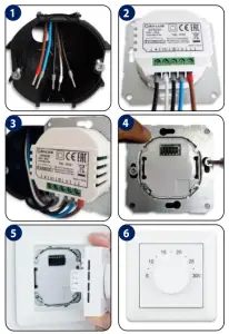 SALUS BTR230 Room Thermostat - Mounting