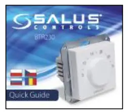 SALUS BTR230 Room Thermostat -Quick Guide