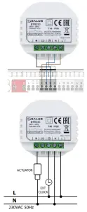 SALUS BTR230 Room Thermostat - Wiring