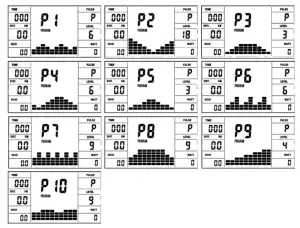 Preset Programs P1-P10