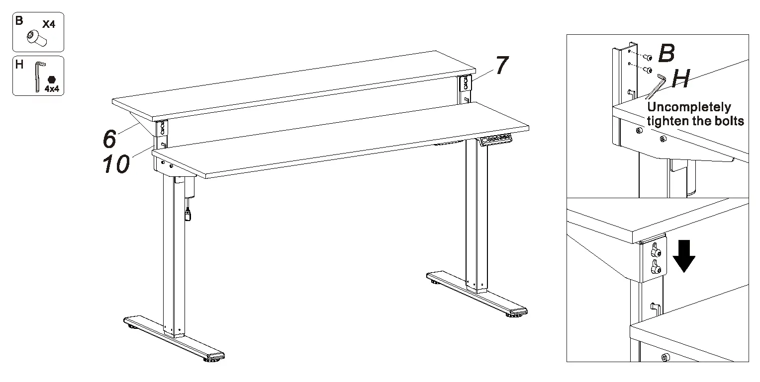 Install the Rear Board Part