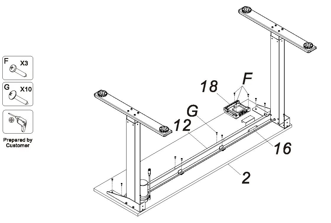 Install Adapter Holder, Front Board, and Keypad