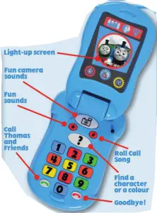 THOMAS FRIENDS TT01 Flip and Learn Phone